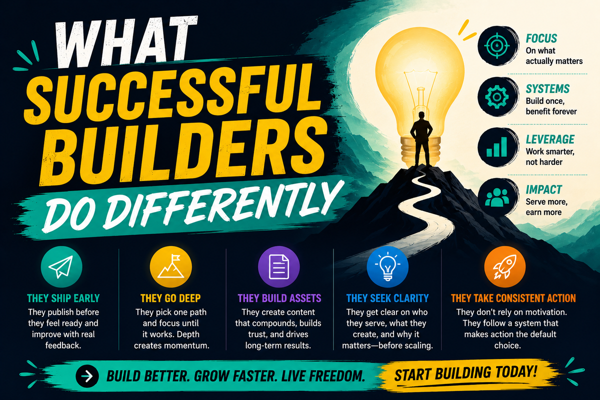 What Successful Builders Do Differently