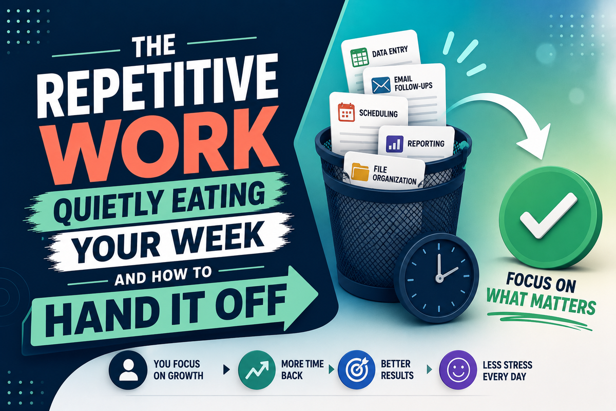 The Repetitive Work Quietly Eating Your Week and How to Hand It Off