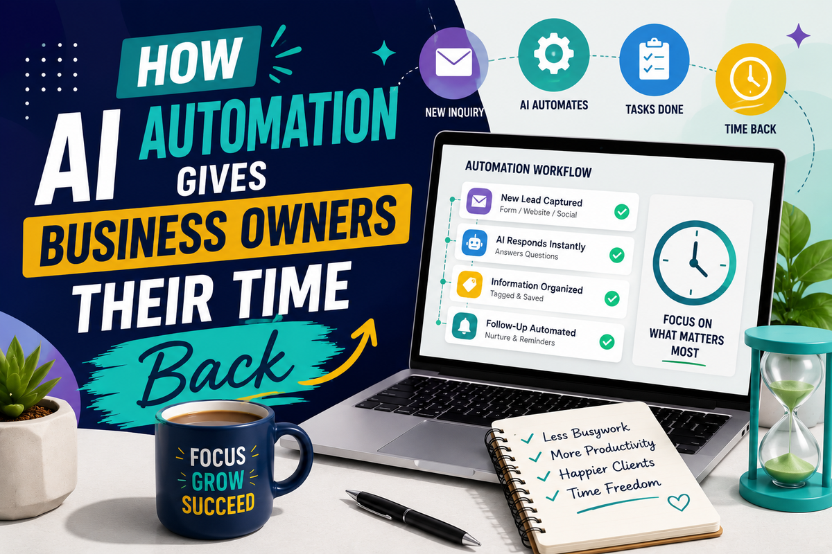 How AI Automation Gives Business Owners Their Time Back