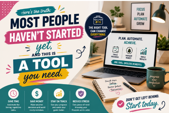Most people haven't started yet, and this is a tool you need.