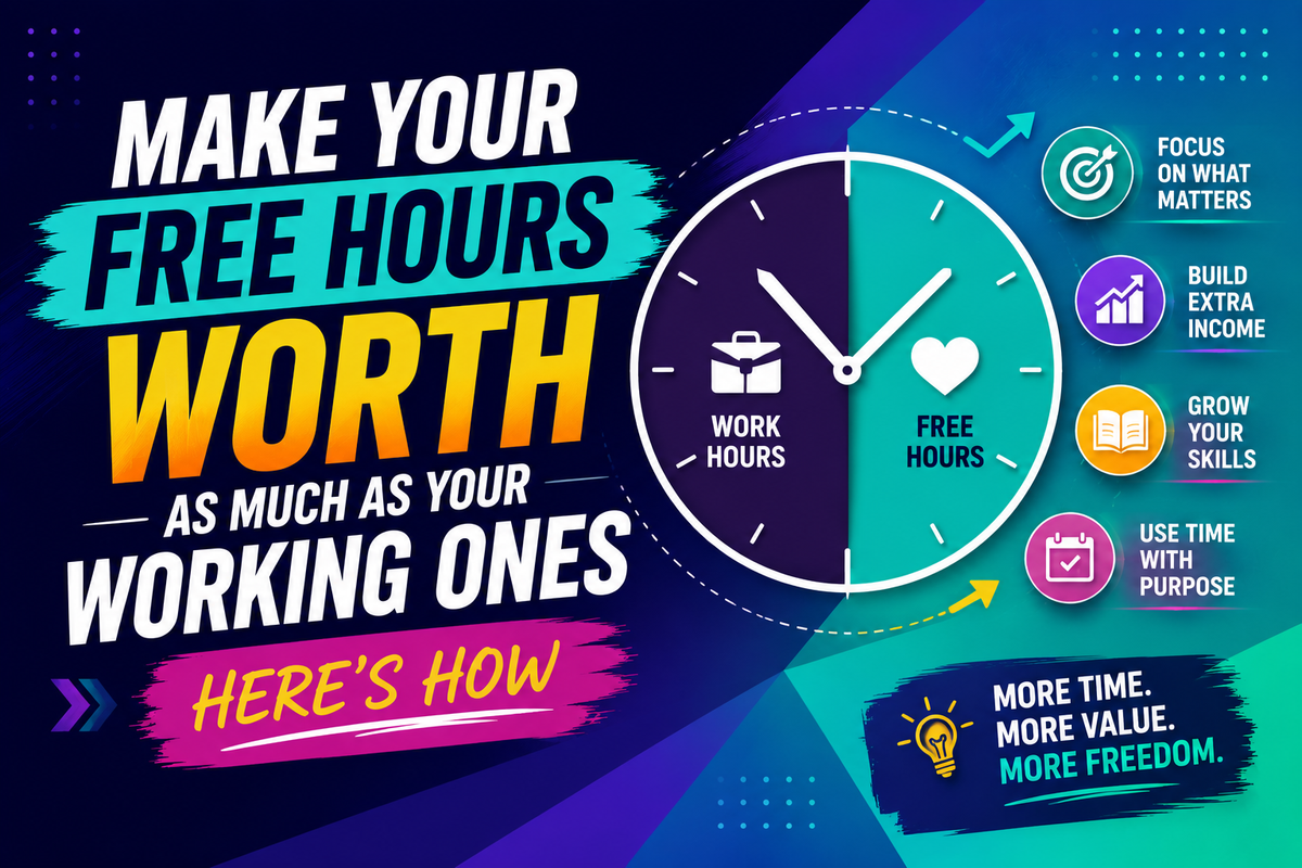 Make Your Free Hours Worth as Much as Your Working Ones — Here's How