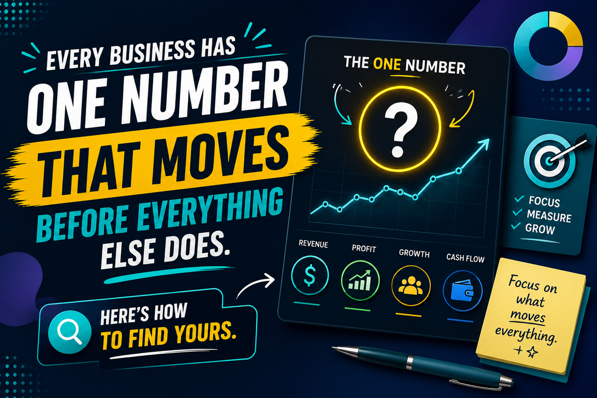 Every business has one number that moves before everything else does. Here's how to find yours.