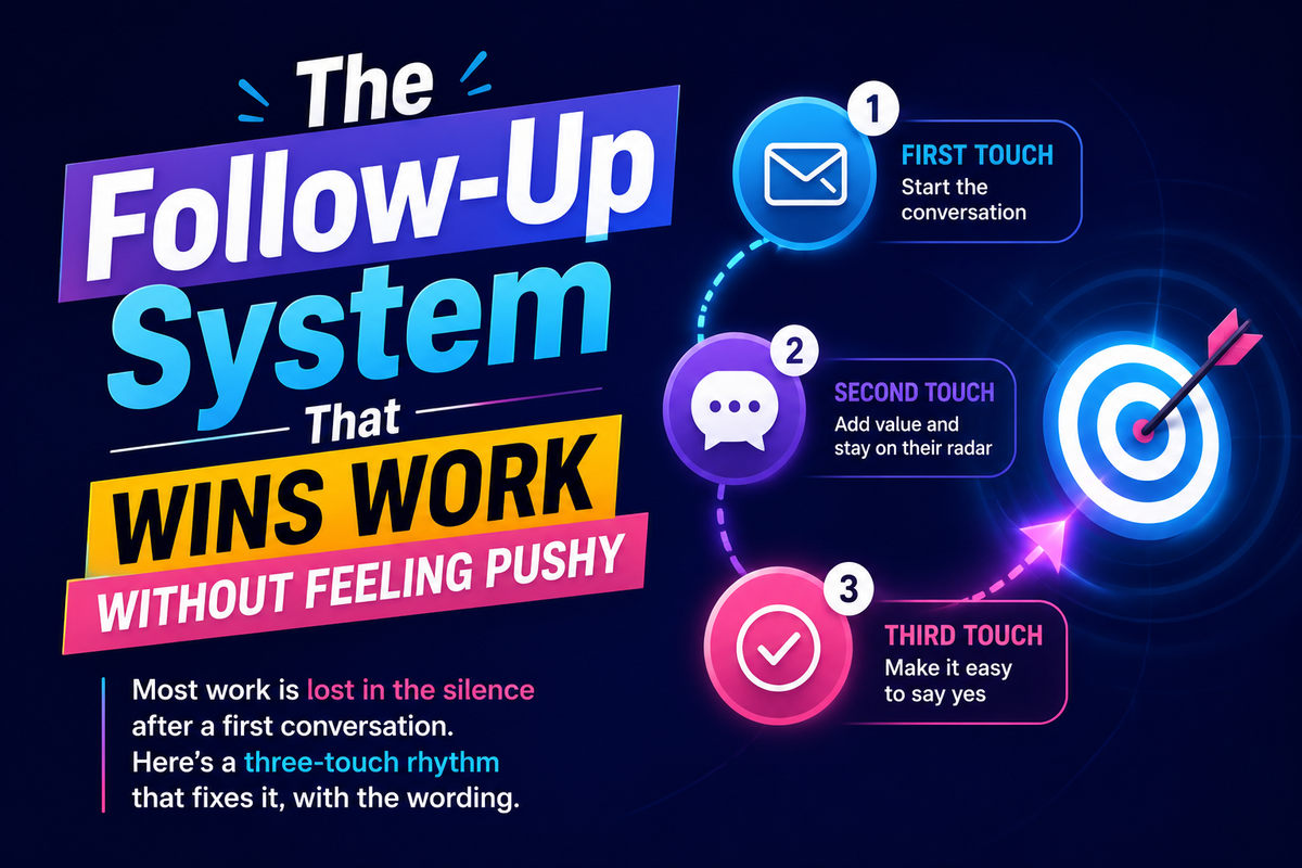 The Follow-Up System That Wins Work Without Feeling Pushy