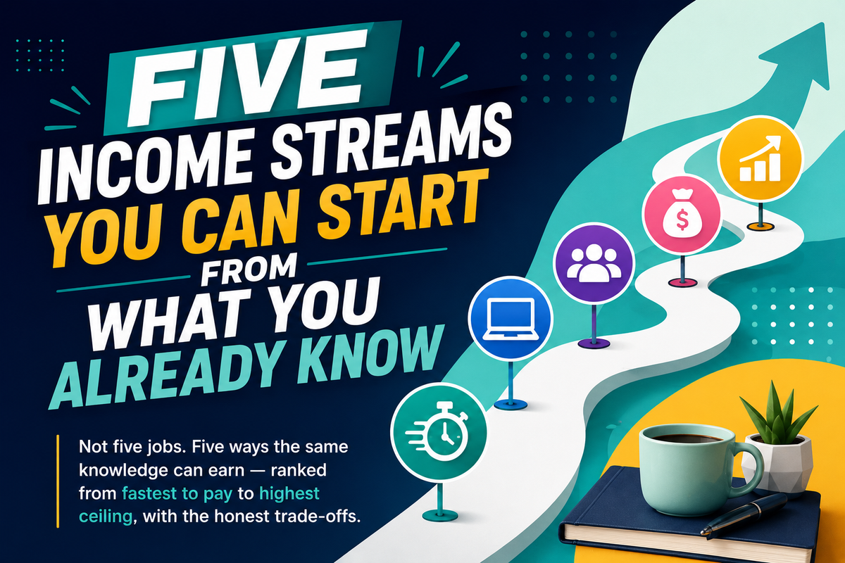 Five Income Streams You Can Start From What You Already Know