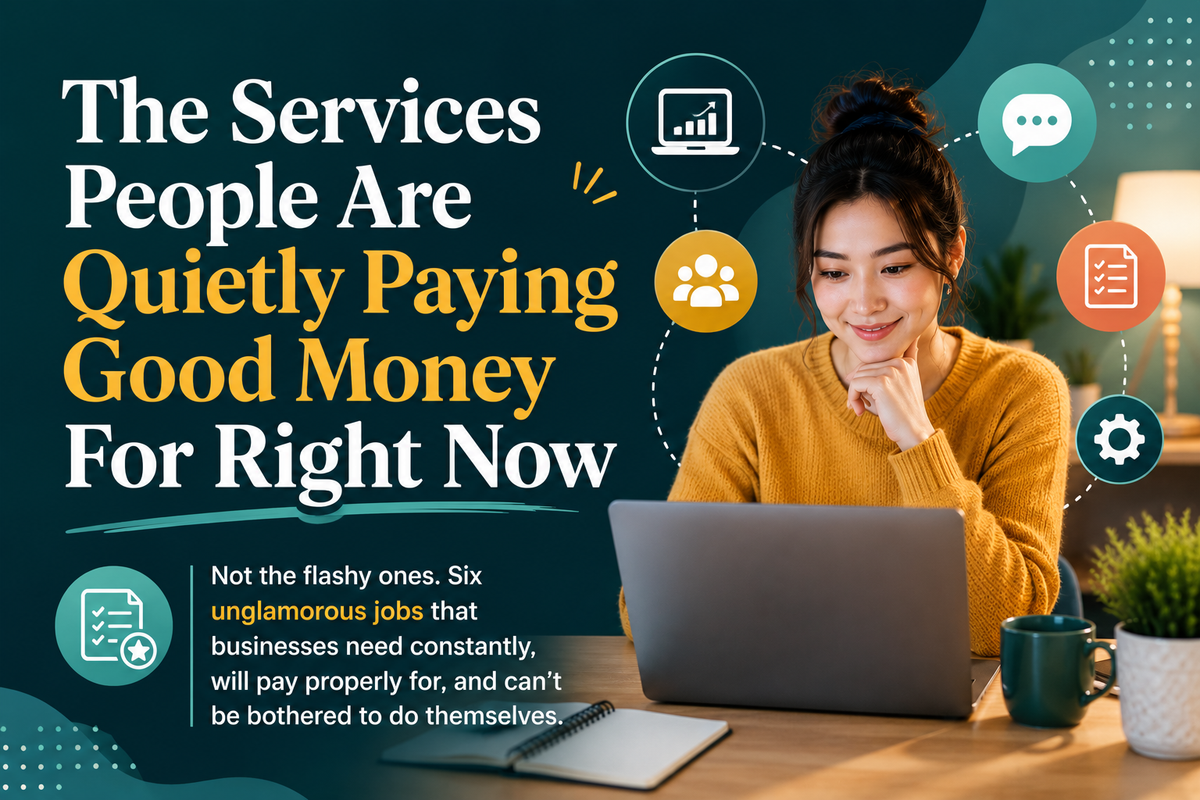 The Services People Are Quietly Paying Good Money For Right Now