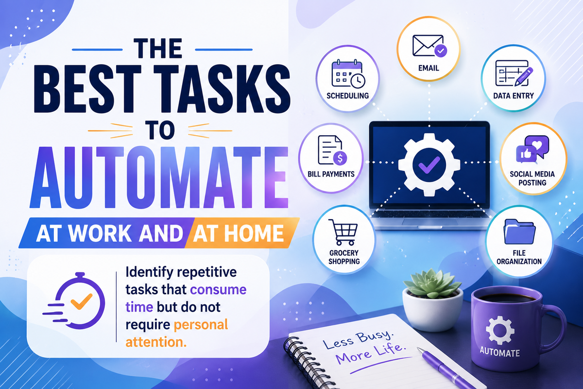 The Best Tasks to Automate at Work and at Home
