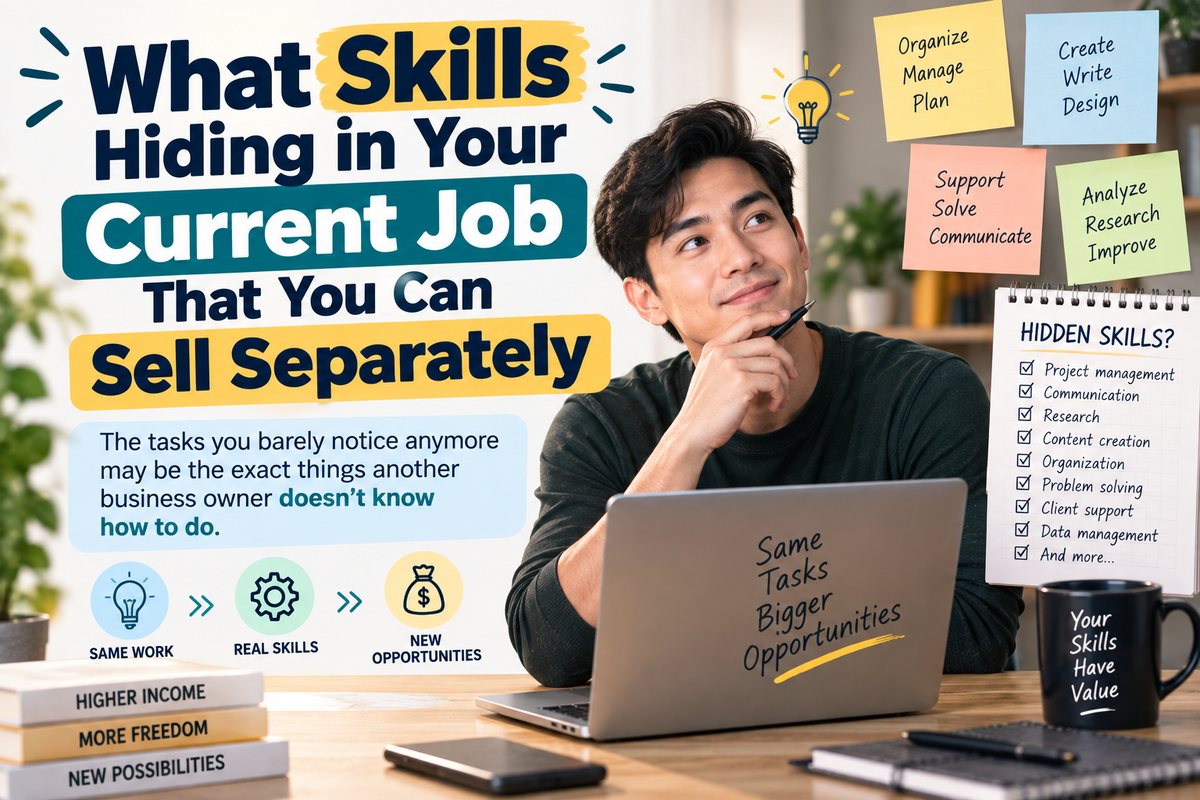 What Skills Hiding in Your Current Job That You Can Sell Separately