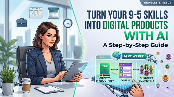How to Turn Your 9-5 Skills Into a Digital Product With AI