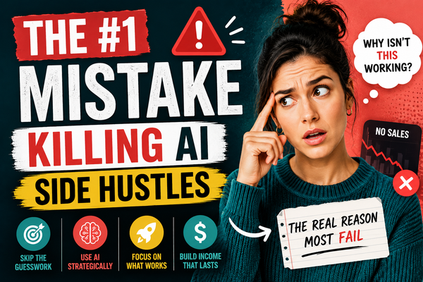 The #1 mistake killing AI side hustles
