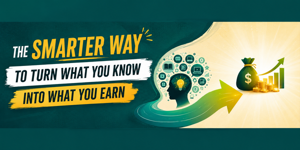 The Smarter Way to Turn What You Know Into What You Earn