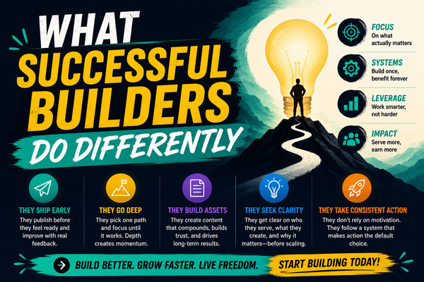 What Successful Builders Do Differently