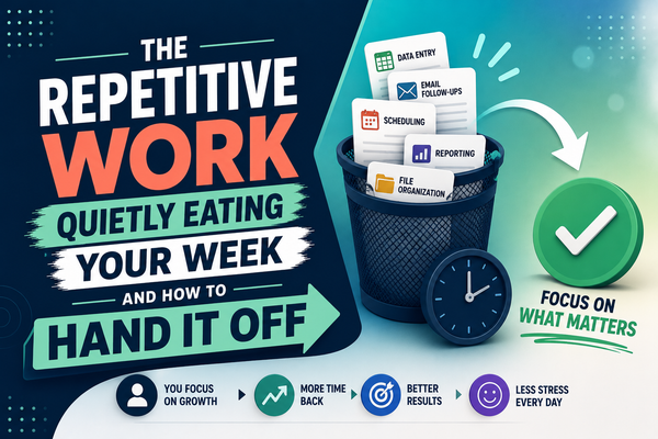 The Repetitive Work Quietly Eating Your Week and How to Hand It Off