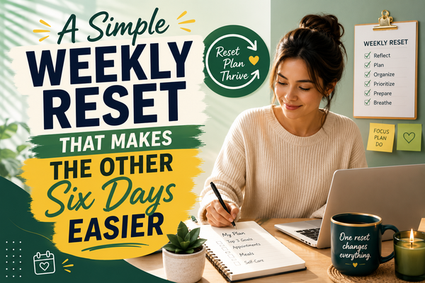 A Simple Weekly Reset That Makes the Other Six Days Easier