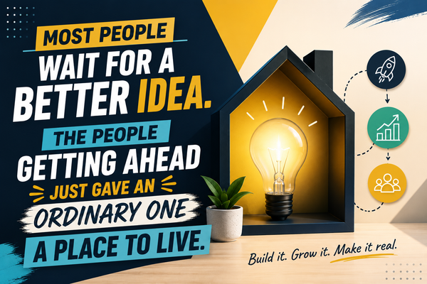 The Best Opportunity Right Now Isn't a New Idea — It's Somewhere to Put the One You Have