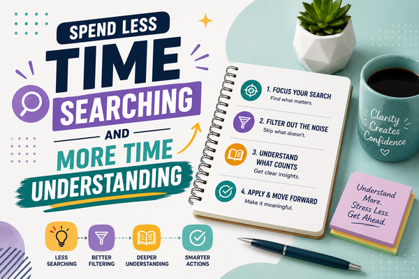 Spend Less Time Searching and More Time Understanding: An Easy Guide