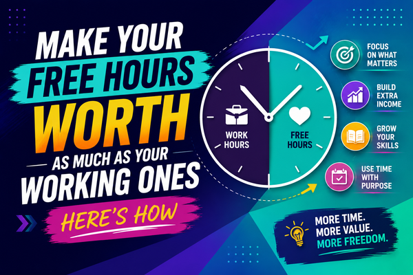 Make Your Free Hours Worth as Much as Your Working Ones — Here's How