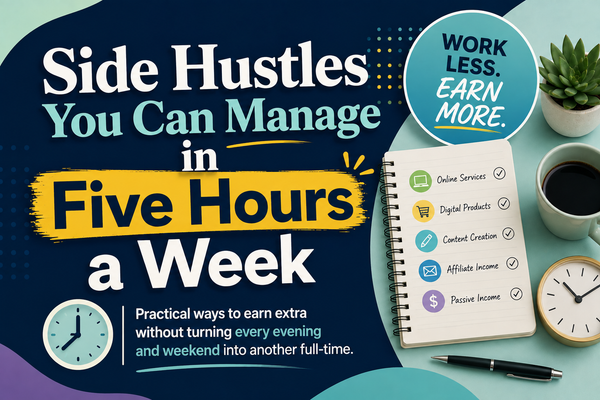 Side Hustles You Can Manage in Five Hours a Week
