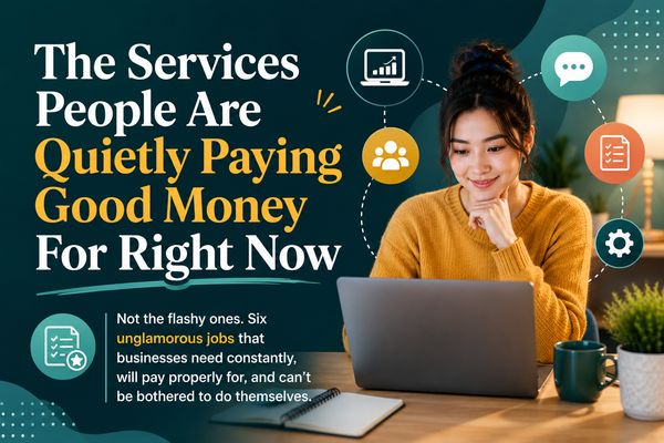 The Services People Are Quietly Paying Good Money For Right Now