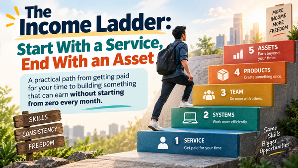 The Income Ladder: Start With a Service, End With an Asset