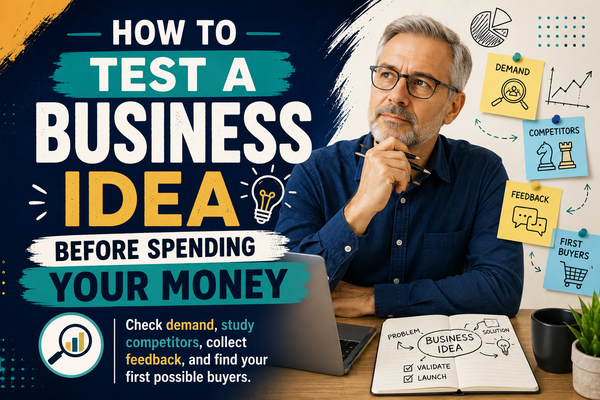 How to Test a Business Idea Before Spending Your Money