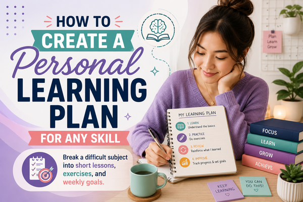 How to Create a Personal Learning Plan for Any Skill