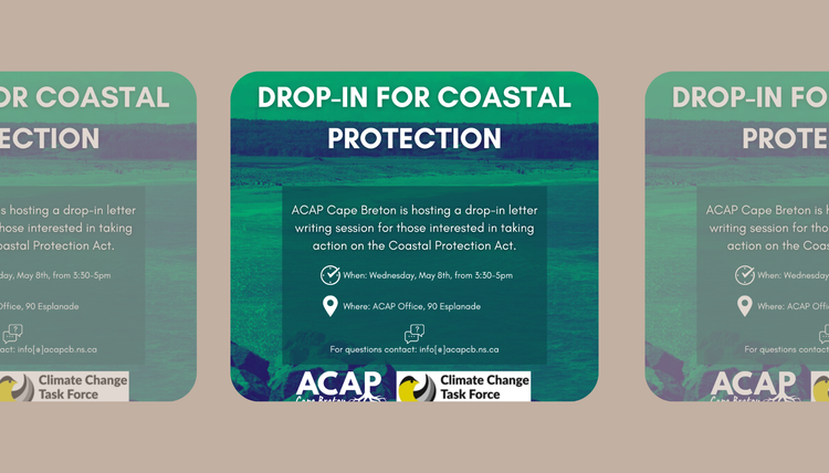 Event: Coastal Protection Act Letter Writing Workshop May 8th