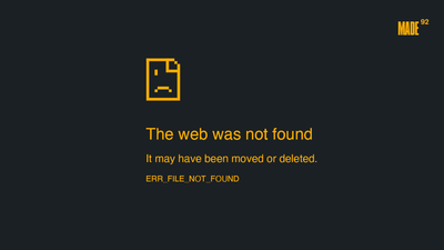The Web-ending whimper