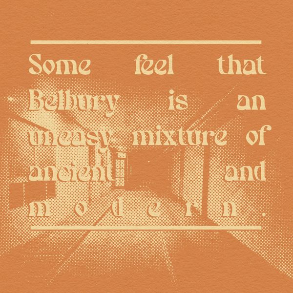 a halftone photograph of a liminal space-style corridor 