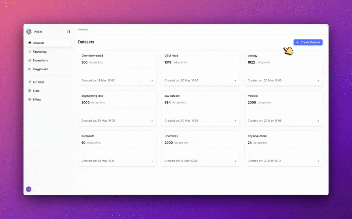 Upload / Sync / Generate LLM Fine-Tuning Datasets