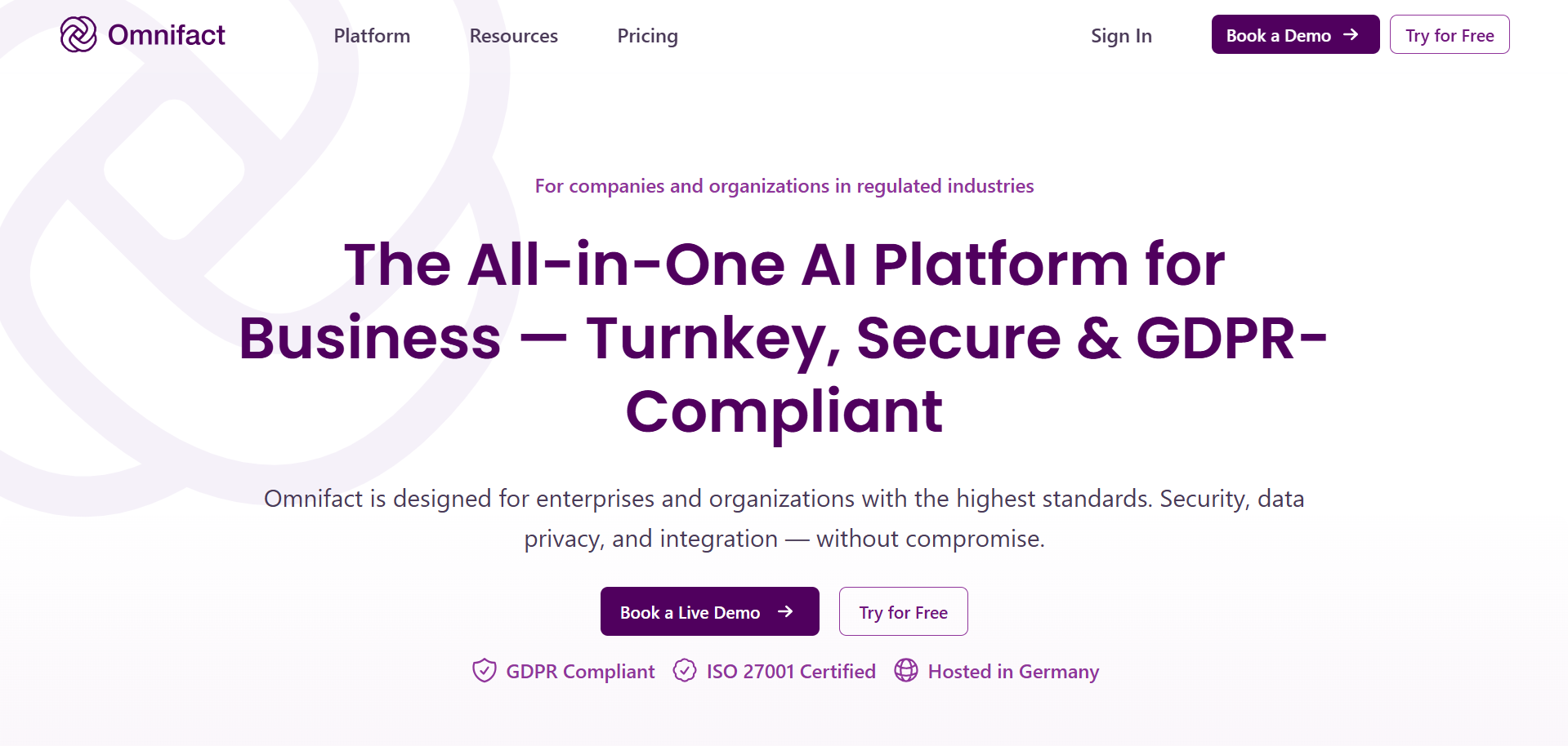 Omnifact is one of the best Glean alternative for your enterprise team.