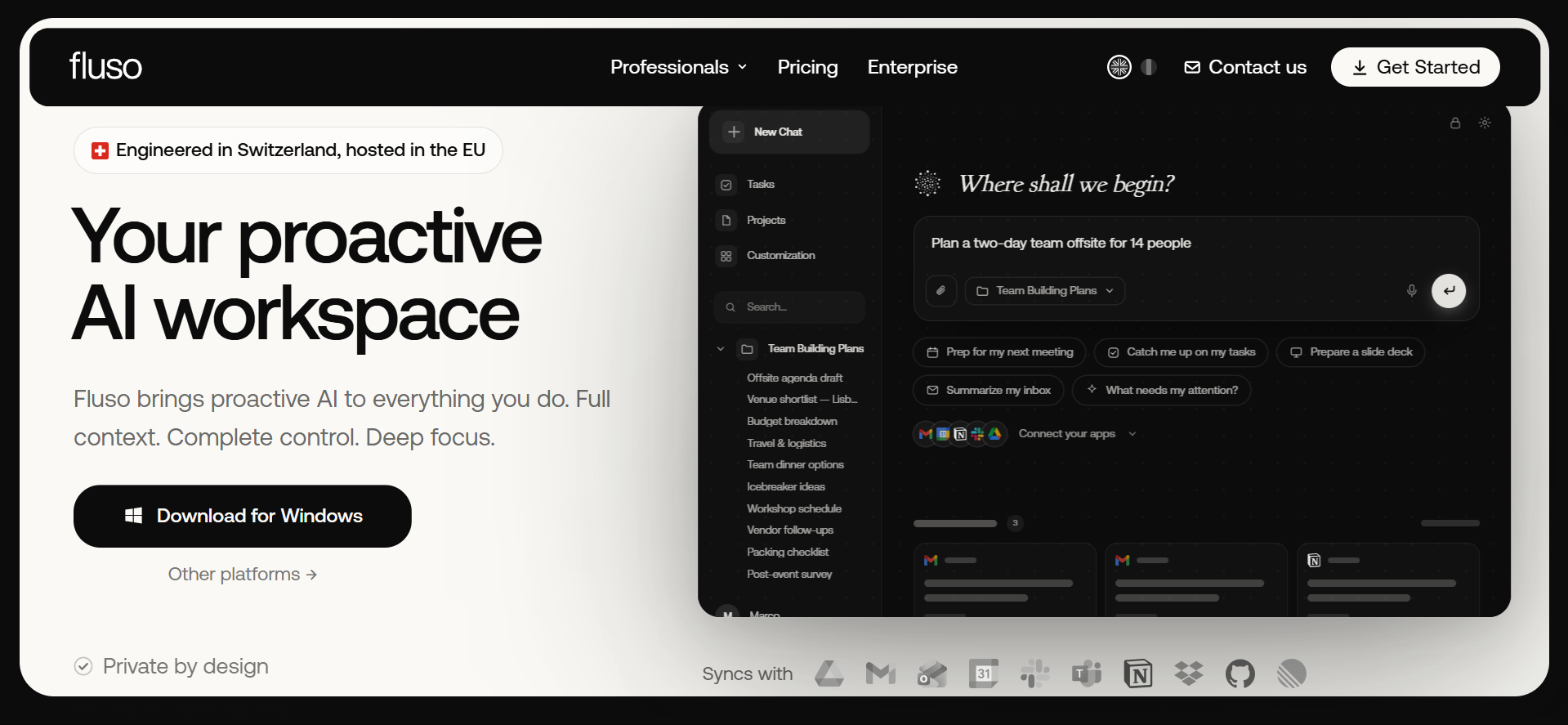 Fluso is the best Glean alternative for your enterprise team.