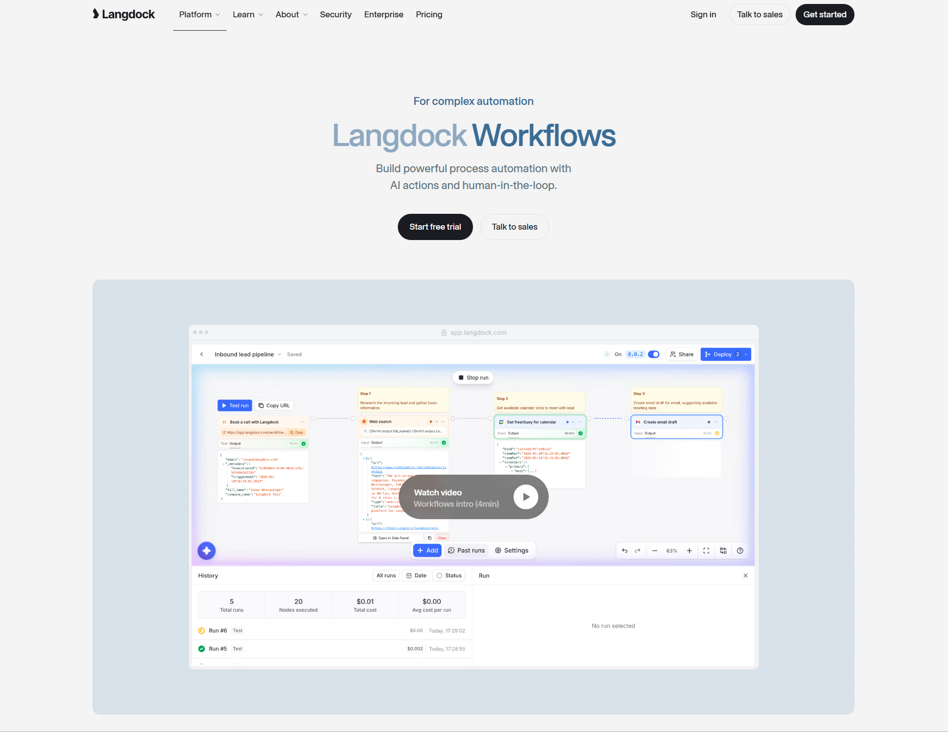 Langdock is one of the best Glean alternative for your enterprise team.
