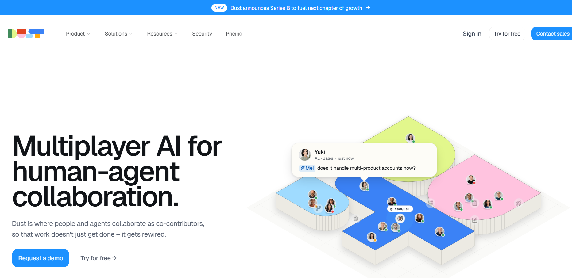 Dust AI is one of the best ChatGPT Enterprise alternatives for building custom AI assistants and automating workplace workflows.