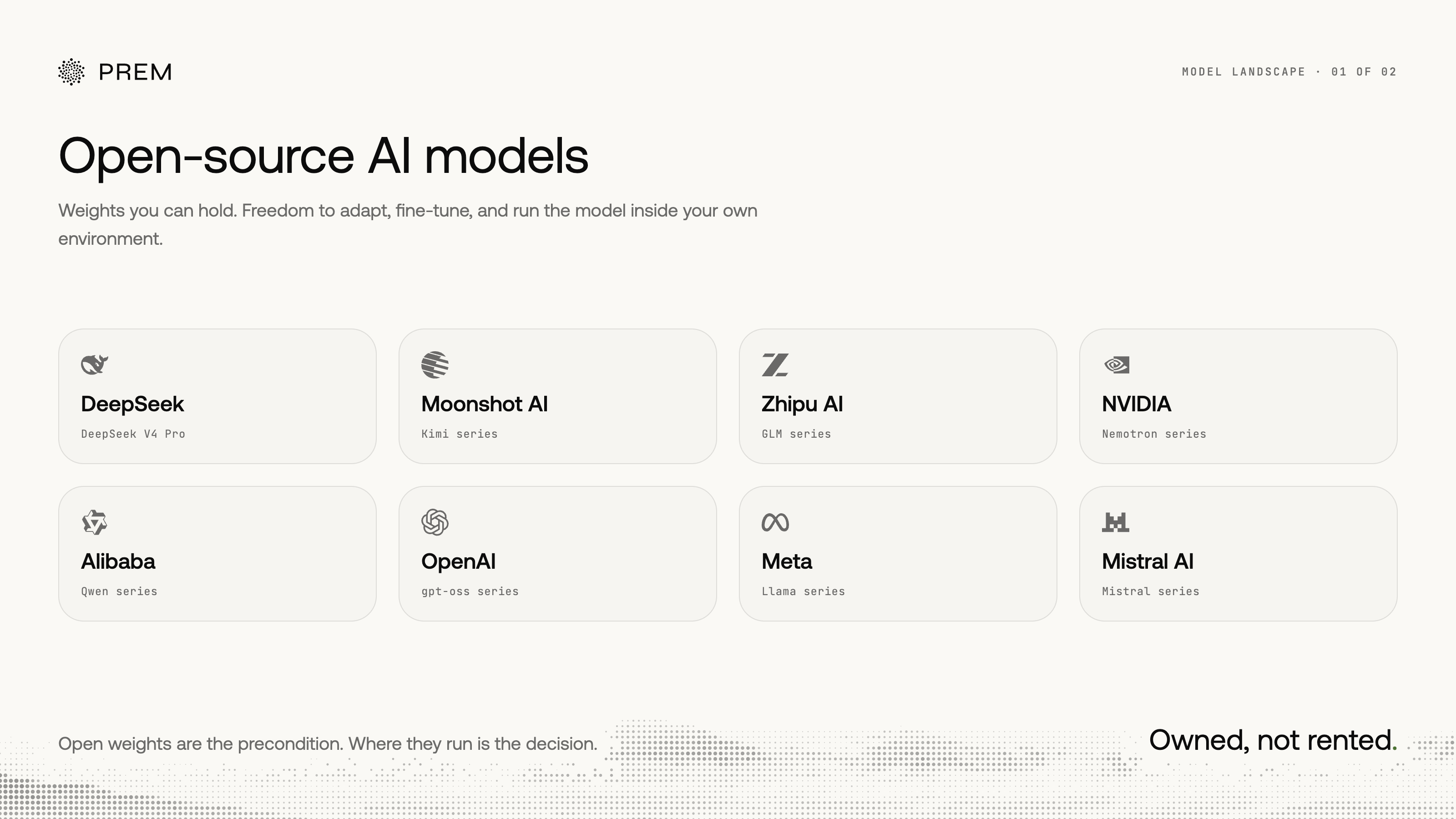 Open-source AI models give enterprises greater control over deployment, customization, and data ownership.