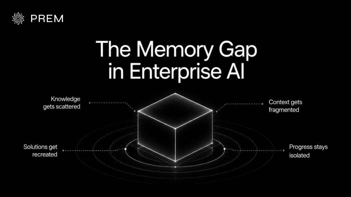 The enterprise AI memory gap is where valuable knowledge stays locked in isolated conversations instead of improving future AI use.