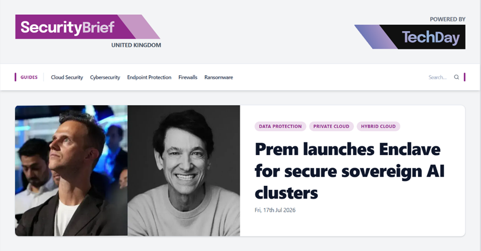 Prem AI's Enclave launch supports enterprise AI security governance with verifiable, sovereign AI infrastructure.