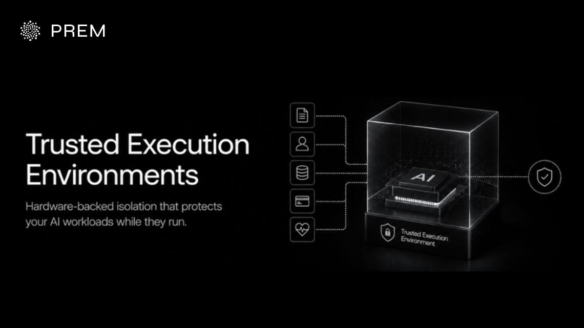 Trusted Execution Environments for enterprise AI, covering isolated execution, memory protection, code integrity, and confidential computing.
