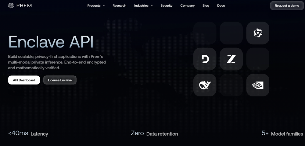 Enclave API by Prem AI for secure, confidential AI inference