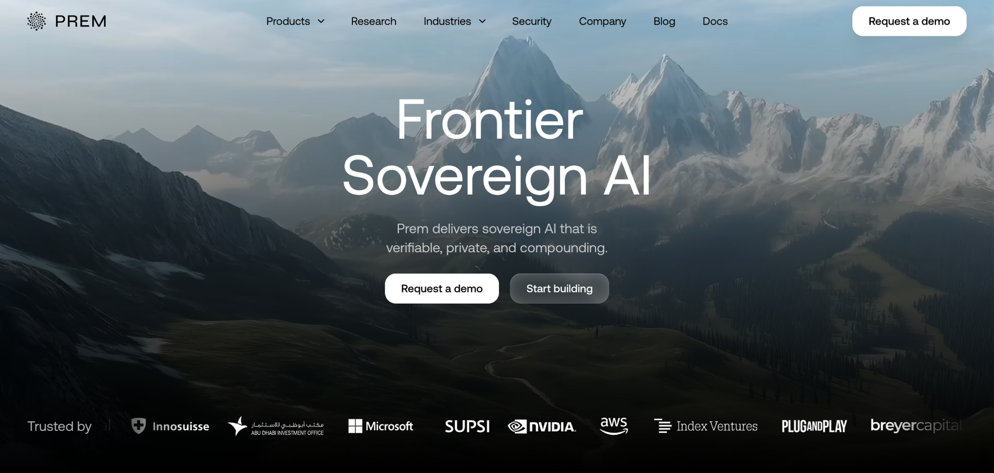 Prem AI helps enterprises build and manage private AI infrastructure with open-source models.