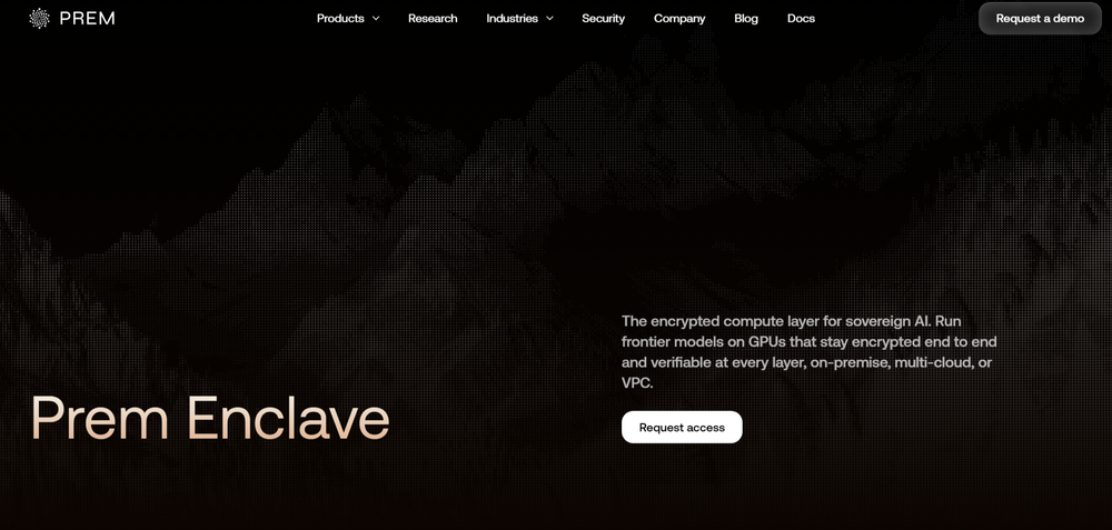 Enclave API by Prem AI for secure, confidential AI inference