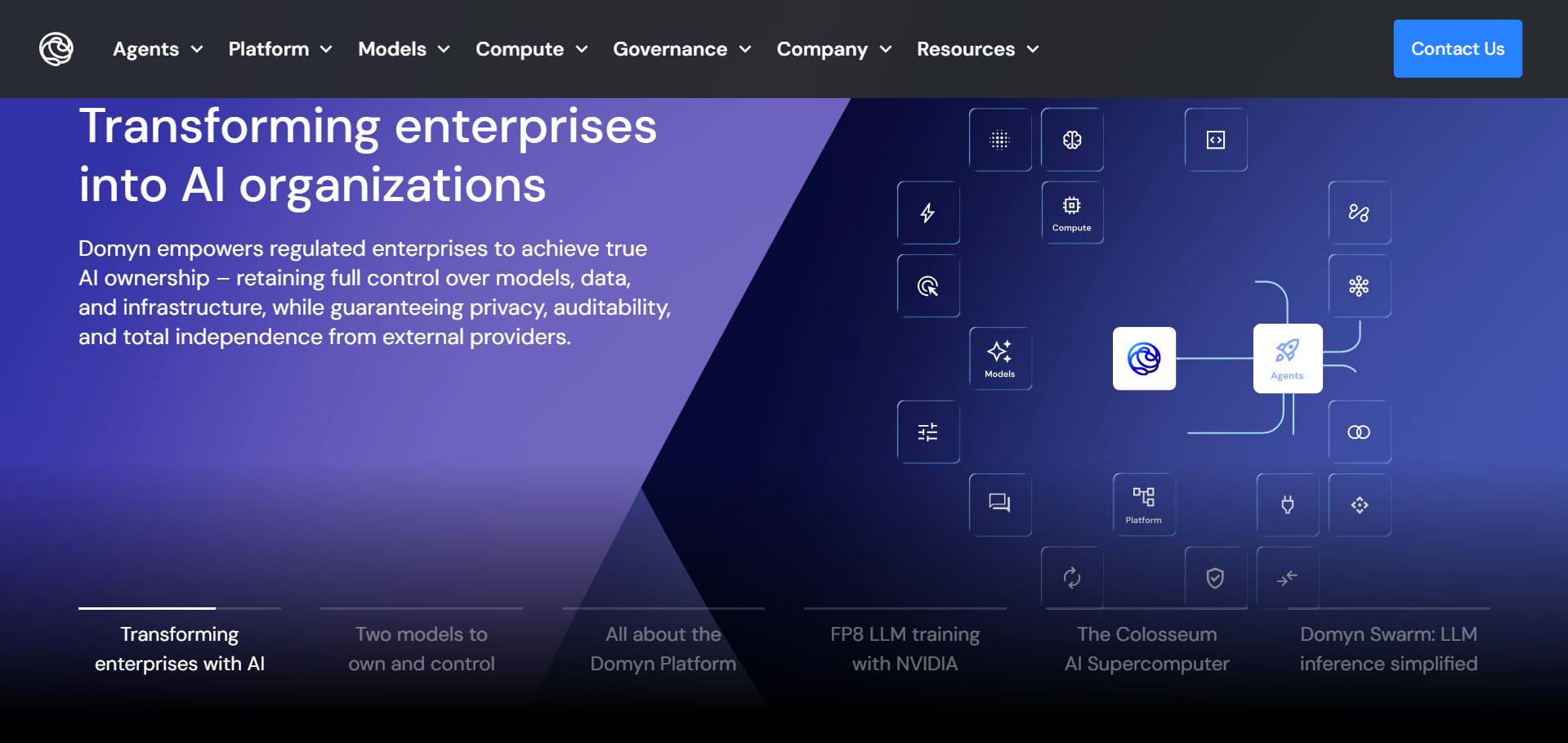 Domyn is one of the best Sovereign AI platforms for Private, secure & verifiable enterprise-ready AI