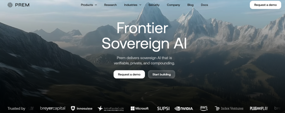 Prem AI helps enterprises build private, secure, and sovereign AI with verifiable infrastructure and control over their data.