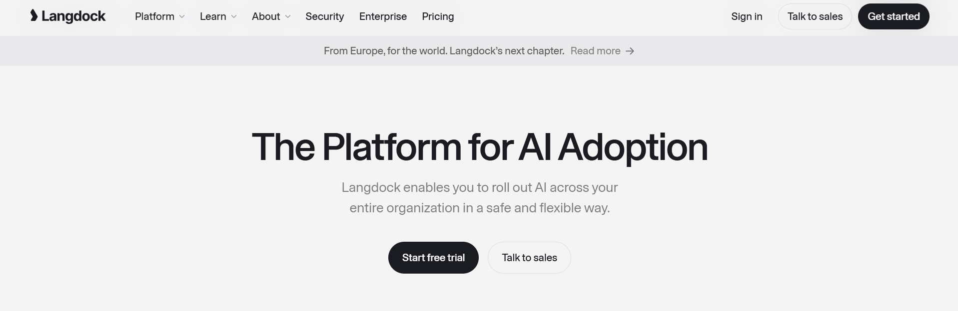 Langdock is one of the best Claude alternatives for your enterprise team.