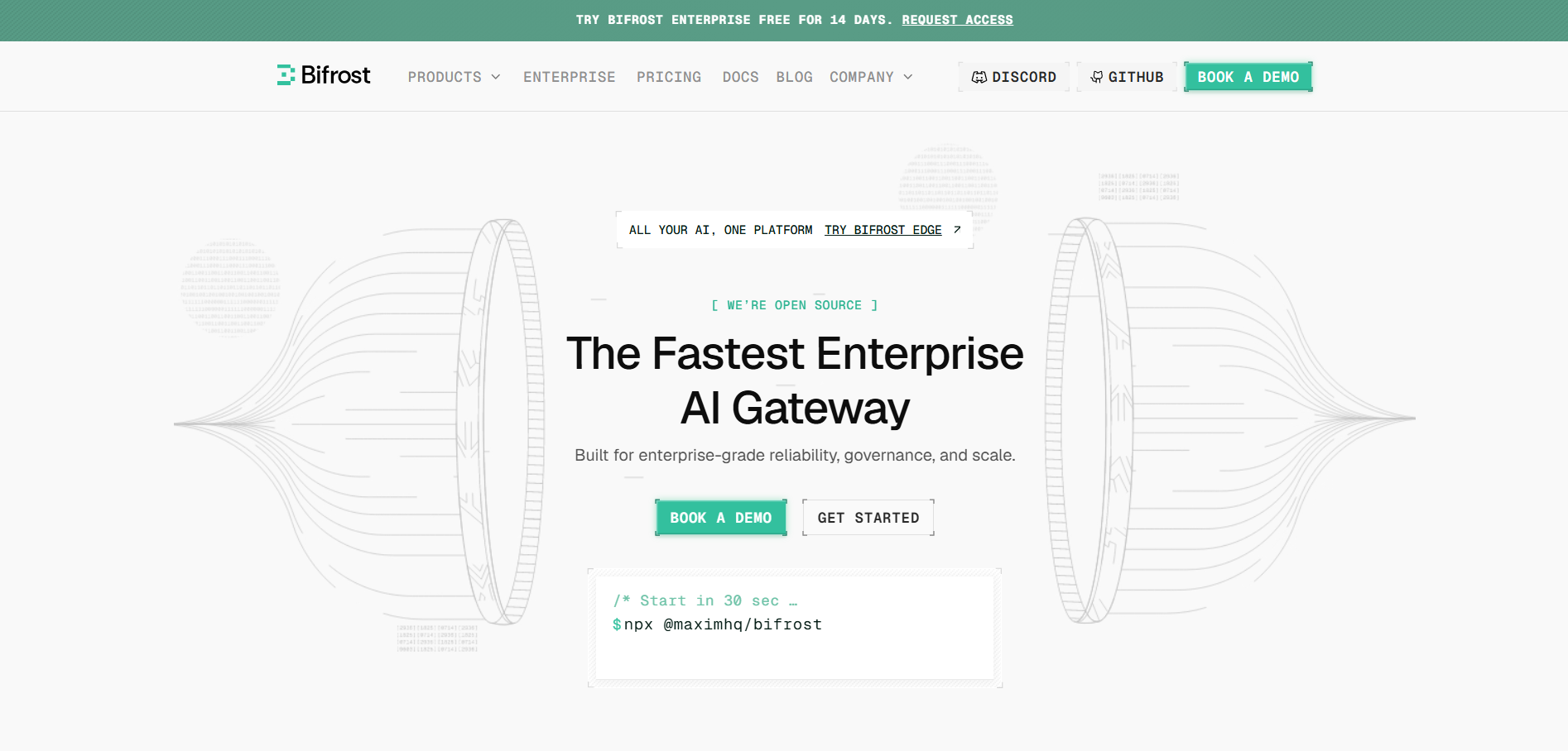 Bifrost, a top open-source AI gateway built for enterprise-grade reliability, governance, and scale.