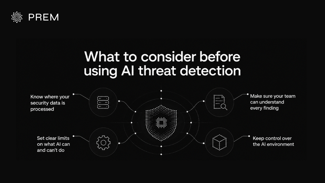 Before using AI threat detection your enterprise should understand data processing and keep clear control over how AI supports security decisions.
