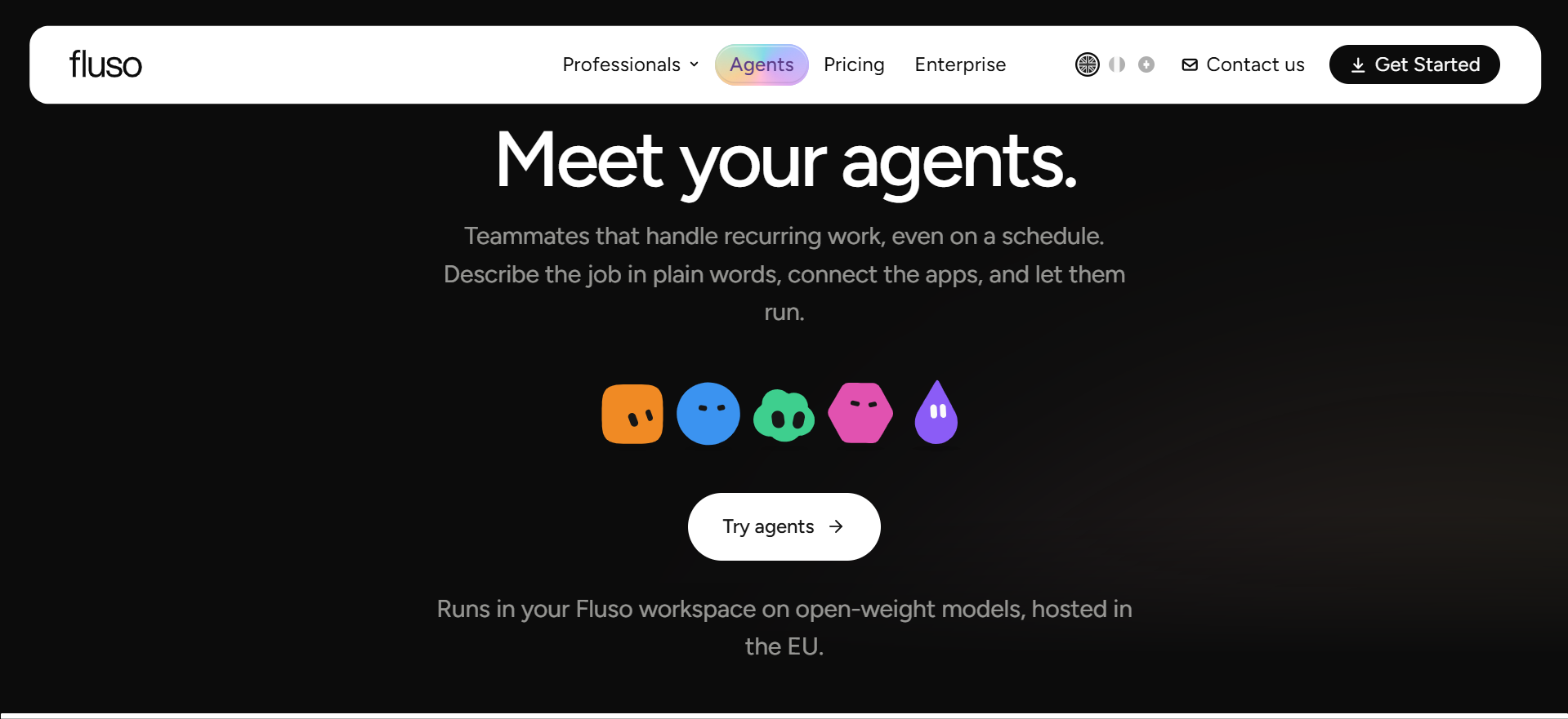Fluso is one of the best private AI agent platform with full control over data and deployment.