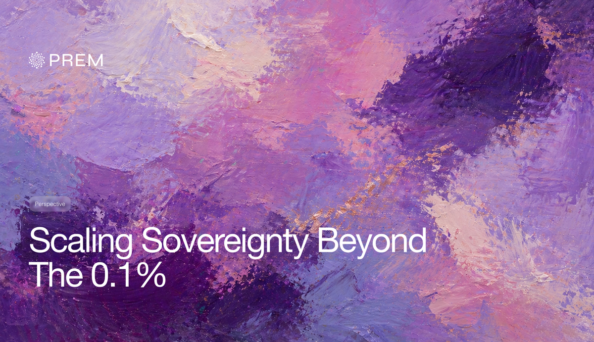 Scaling Sovereignty Beyond The 0.1%