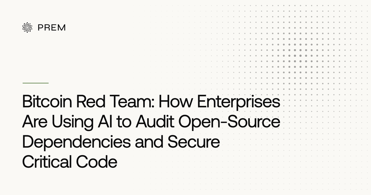 Bitcoin Red Team: How Enterprises Are Using AI to Audit Open-Source Dependencies and Secure Critical Code