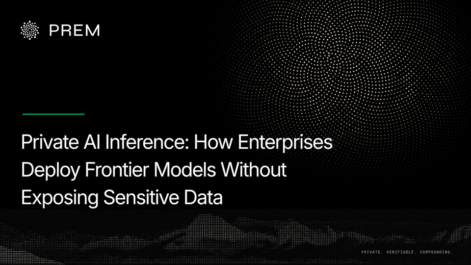 Private AI inference enables enterprises to deploy frontier AI models without exposing sensitive data.