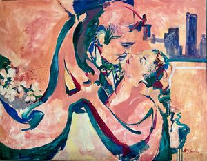 "Homage to Atlanta"oil 60" x 72"